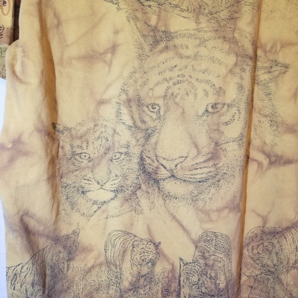 Vintage Houston Zoo Tigers AOP Tee Size Medium - Picture 11 of 13